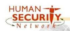 I'm human, what about you? Logo of the Human Security Network